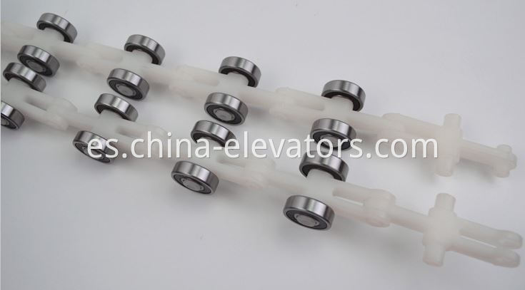 Schindler escalera escalera de escalera de escalera 17 pares de pares de doble horquilla Schindler Escalator Reversing Chain 17 pair rollers Double Fork